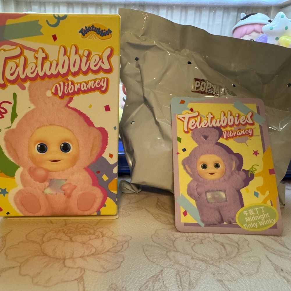 POP MART Teletubbies Vibrancy Series Figures (Midnight Tinky Winky)